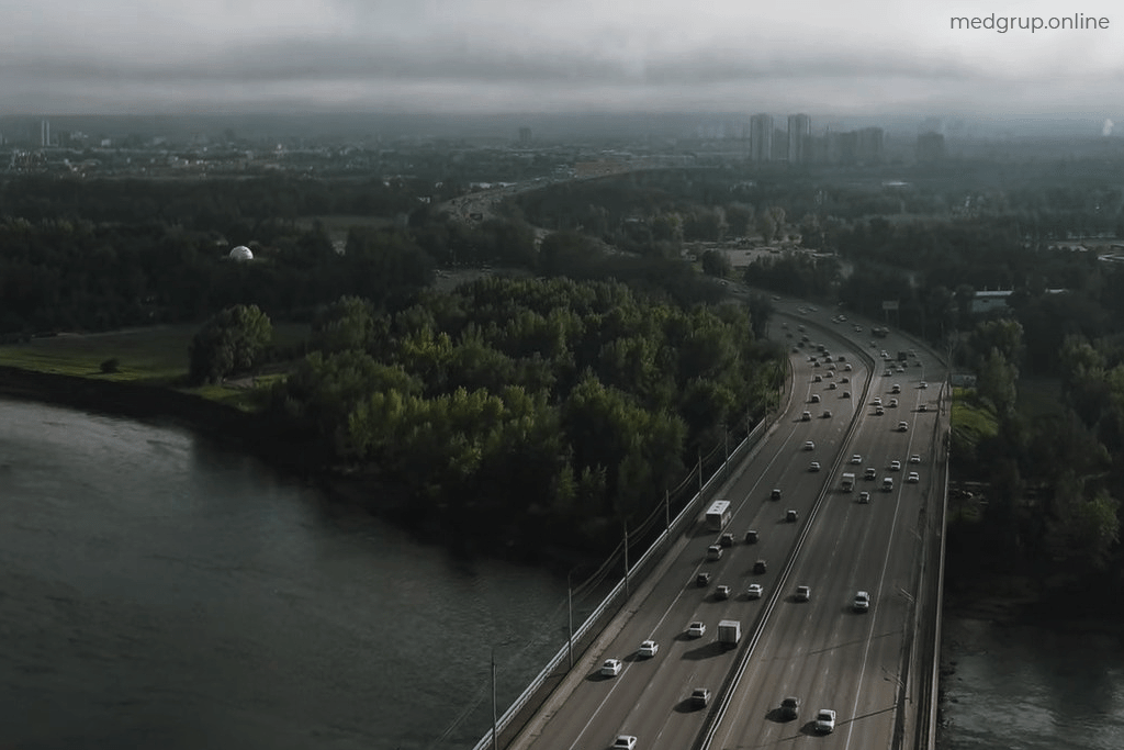 Архитектура города Красноярска, в котором оказывается услуга лечения алкоголизма в стационаре