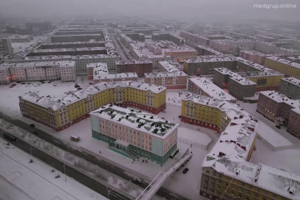 Архитектура города Норильска, в котором оказывается услуга лечения алкоголизма