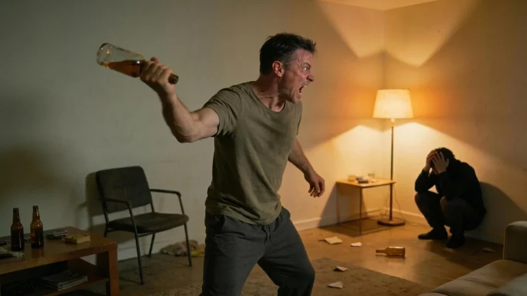 Картинка для статьи: агрессия от алкоголя